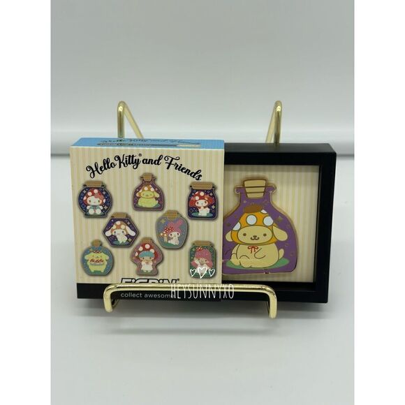New FigPin Mini Sanrio Hello Kitty & Friends Pompompurin Mushroom Series 2 Pin - Picture 1 of 2